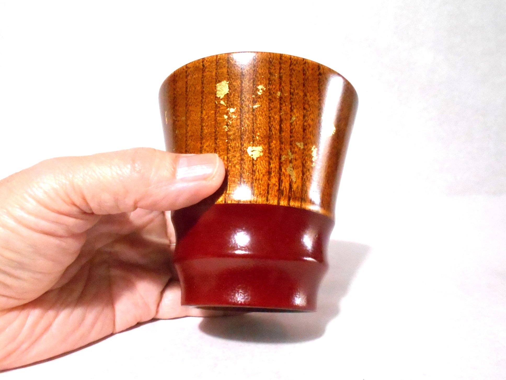 後藤塗　金箔焼酎カップ　1個